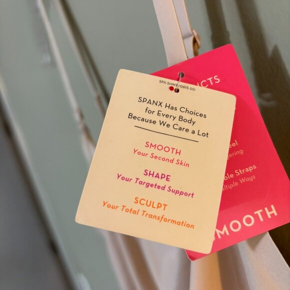 SPANX Thinstincts Convertible Slip Smooth Nude/Champagne Convertible Straps XL - Picture 5 of 6